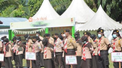 Perkemahan Wirakarya Nasional 2021 di Jambi Dibuka, Pramuka Diharapkan Bisa Ikut Dalam Pembangunan