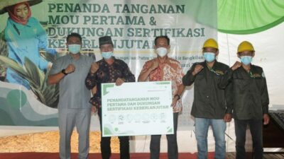 Bupati MFA Mengunjungi Bulian Jaya, Petani Swadaya Gembira Dapat Program SMile