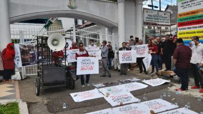 Demo Kedua di Kejati Jambi, Kajati Tak Kunjung Penuhi Tuntutan Pendemo