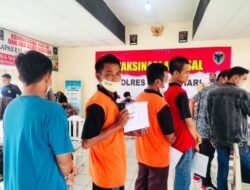 Warga Binaan Lapas Kelas IIB Muara Bulian Disuntik Vaksin Booster