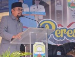 Anggota DPRD Muarojambi  Robinson Sirait Saat Hadiri Peresmian Kantor Desa Terpadu di Desa Suka Makmur