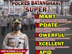 AKBP M Hasan Rilis Polres Batanghari Super