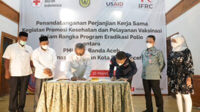 PMI Perkuat Komitmen Dalam Upaya Mendukung Pemerintah untuk Eradikasi Polio