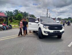 Kecelakaan di Jalan Lintas Tebo, Seorang Siswi SMP Langsung Terkapar dan Tak Sadarkan Diri