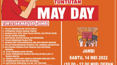 Partai Buruh Akan Demo Pagi Ini, Berikut Tuntutannya