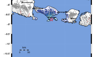 Gempa Berkekuatan 4,4 Magnitudo Guncang Bali dan Nusa Tengara Barat