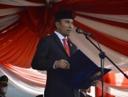 Ketua DPRD Provinsi Jambi, Edi Purwanto Bacakan Teks Proklamasi di Upacara HUT ke-77 RI