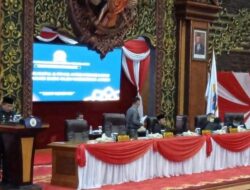 DPRD Jambi Gelar Paripurna Penyampaian KUPA PPAS APBD Perubahan Anggaran 2022 oleh Gubernur Jambi