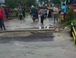 Jembatan di Sungai Bahar Putus, Ketua DPRD Muarojambi Minta Dinas PUPR Turun