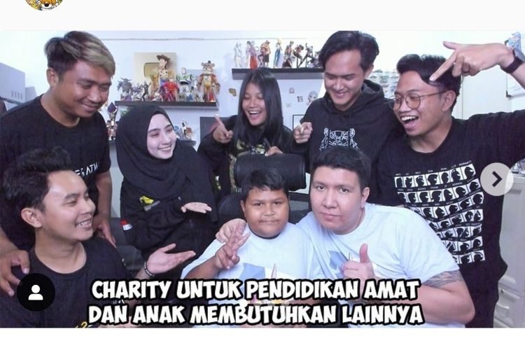 Youtuber Windah Basudara Live Youtube 3 Jam Untuk Pendidikan Okky Boy