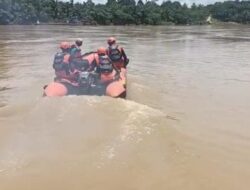 Hendak Menyeberang, Jumino Tenggelam Bersama 4 Truk Sawit di Sungai Batang Tebo