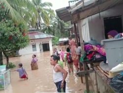 Tingginya Curah Hujan, Sejumlah Desa di Merangin Terendam Banjir