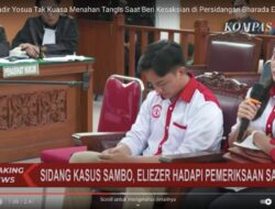 Mantan Kekasih Brigadir Yosua Tak Kuasa Menangis Saat di Persidangan