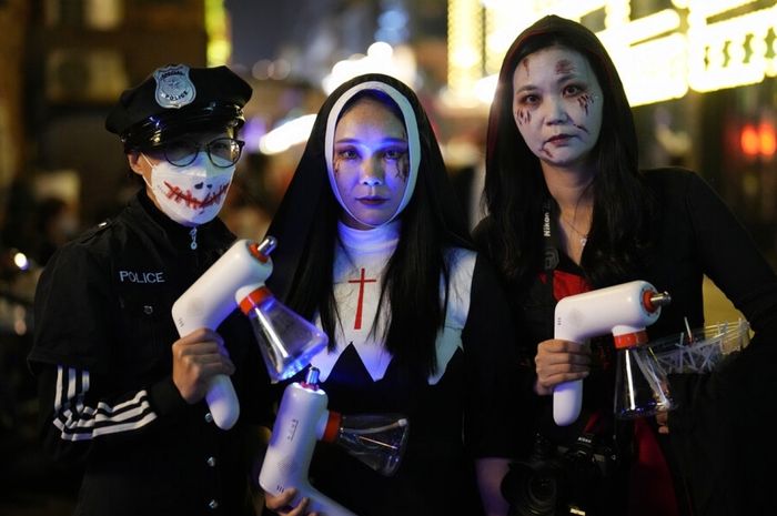 Perayaan Halloween Renggut 151 Nyawa di Korea Selatan. (Ist)