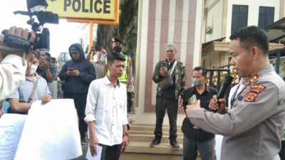 DPW PGK Provinsi Jambi Demo di Polda Jambi, Desak Kapolda Tangkap H. Abdul Rahman (HAR)