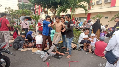 RSUD Sayang Dipadati Oleh Korban Gempa Cianjur