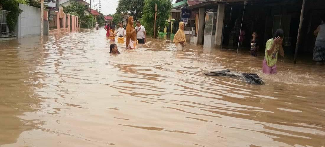 Banjir di Kota Jambi. (DETAIL/Ist)