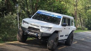 Pindad Pamer Kendaraan Taktis Maung 4X4 Listrik