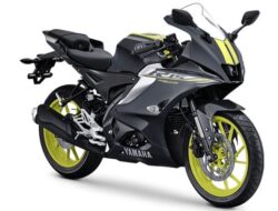 Yamaha Segarkan Warna R15 Abu-Abu Campur Kuning