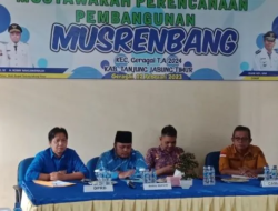 Ketua DPRD Tanjab Timur Bersama Anggota Dapil 3 Hadiri Musrembang di Geragai