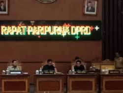 DPRD Tanjab Timur Gelar Paripurna Penyampaian Ranperda Tahun 2023