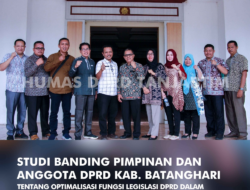 DPRD Kabupaten Tanjab Timur Terima Studi Banding Komisi II DPRD Batanghari