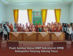 DWP Sekretariat DPRD Kabupaten Tanjabtim Adakan Acara Pisah Sambut Ketua