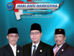 Peringatan Hari Anti Narkotika Internasional, Mahrup: Wujud Perlawanan Terhadap Kejahatan Luar Biasa