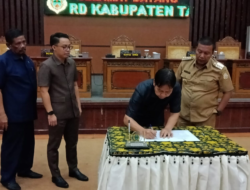 DPRD Tanjungjabung Timur Selenggarakan Rapat Paripurna Pengambil Keputusan Ranperda Perubahan APBD Tanjungjabung Timur Anggaran 2023