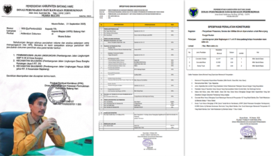 Soal Sepele, Bikin Dinas Perkim Batanghari Tenderkan Puluhan Proyek