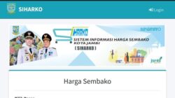 Ilustrasi aplikasi Sistem Informasi Harga Sembako Kota Jambi (Siharko). (Ist)