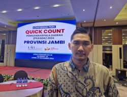 LSI Denny JA Gelar Quick Count Pilgub Jambi, Hasilnya Diperkirakan Rampung Malam Ini