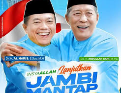 Raih 73,69 % Suara Haris-Sani Menang Telak di Merangin