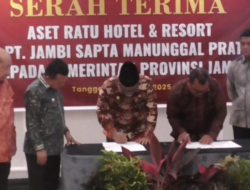 Serah Terima Aset, Al Haris Saksikan Penyerahan Aset Hotel Ratu and Resort Kepada Pemprov Jambi