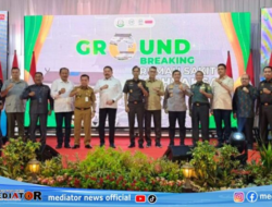 Al Haris Dampingi Jaksa Agung Lakukan Ground Breaking di RS Adyaksa Jambi Seberang